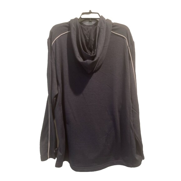 Champion Men’s BLUE Long Sleeve Polyester Loose Fit Hoodie Size XL NWOT - Picture 3 of 6